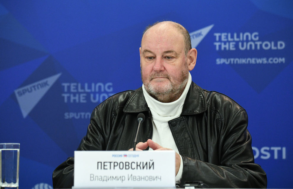 Doctor of political science, Chief Academic Researcher, Institute of Far Eastern Studies, Russian Academy of Science Vladimir Petrovskiy at the panel discussion Arctic.ru, Information Cold War in the Arctic, of the 2nd Northern Sustainable Development Forum