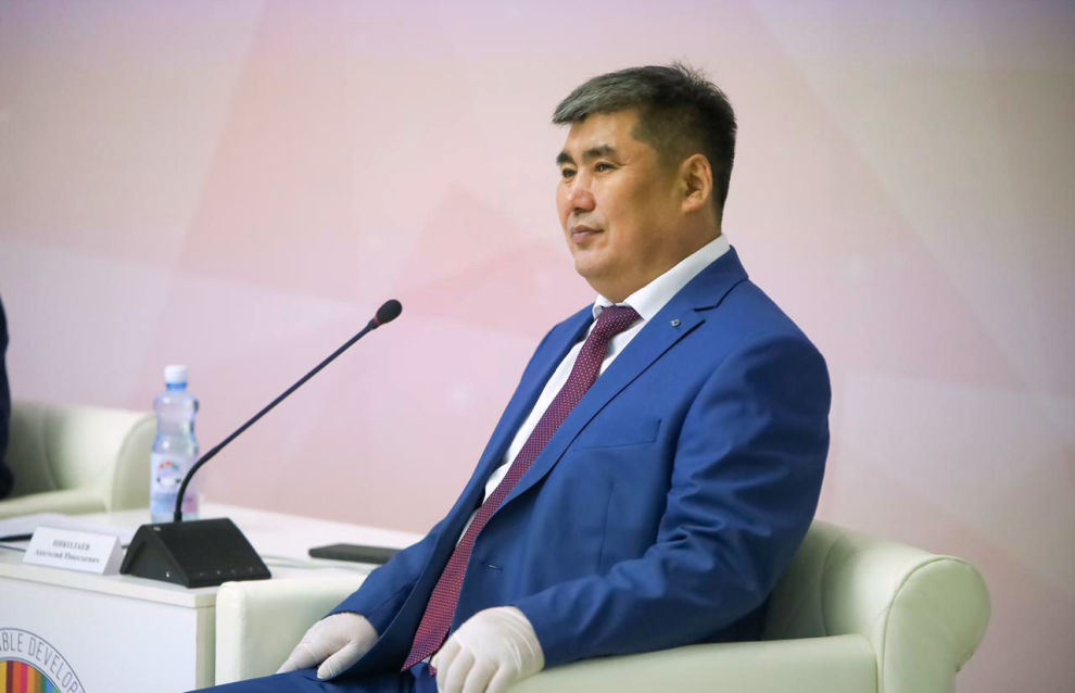 Rector of the Ammosov North-Eastern Federal University Anatoly Nikolayev at the 2nd Northern Sustainable Development Forum