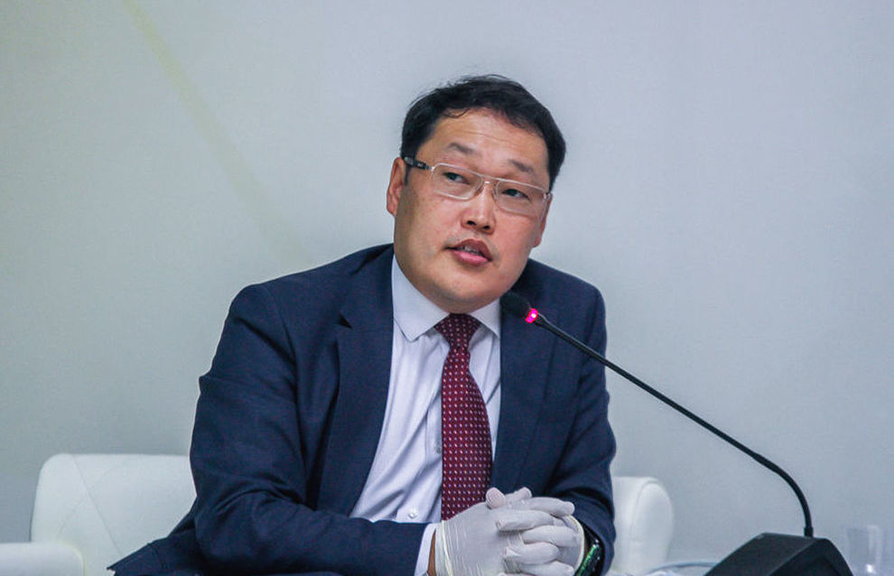 Republic of Sakha's Deputy Minister for the Development of the Arctic and Affairs of the Peoples of the North Mikhail Pogodayev at the 2nd Northern Sustainable Development Forum