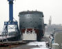 The launch ceremony for the Severny Polyus ice-resistant self-propelled platform (Project 00903) in St. Petersburg