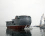 The launch ceremony for the Severny Polyus ice-resistant self-propelled platform (Project 00903) in St. Petersburg