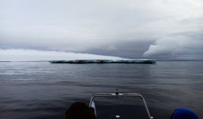 A photo taken by employees of Russian Arctic National Park during an expedition