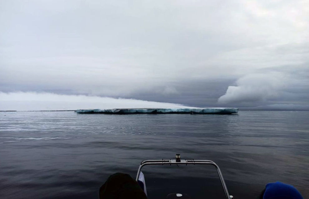A photo taken by employees of Russian Arctic National Park during an expedition