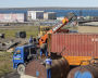 Cleaning garbage in Pevek