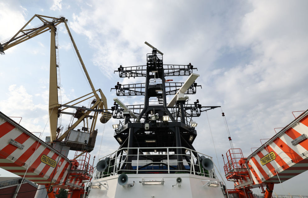 The North Pole ice-resistant self-propelled platform