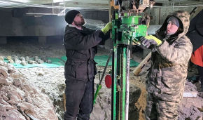 Second permafrost observation station under construction on Yamal


