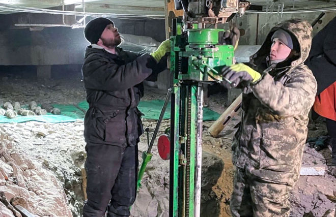 Second permafrost observation station under construction on Yamal

