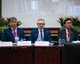 Nikolai Korchunov, center, Ambassador at Large of the Russian Foreign Ministry and Chair of the Senior Arctic Officials