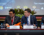 Alexander Akimov, Gadzhimagomed Guseinov and Maxim Fateyev at the 8th International Conference, The Arctic: Sustainable Development