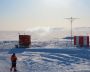 The airfield at the Cape Baranov Ice Base on Severnaya Zemlya
