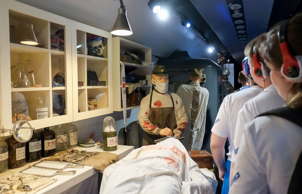 Victory Train touring display in Murmansk 