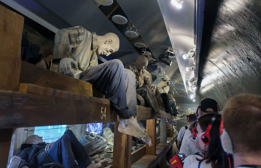 Victory Train touring display in Murmansk 
