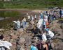 Volunteers have cleaned western coast of Kola Bay