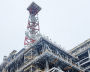 A gravity-based LNG production platform at the Novatek‒Murmansk LNG Construction Center in Belokamenka