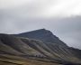 A picture shows a view of an island near the Barentsburg settlement on the Svalbard archipelago, Norway