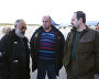 Russian Minister of Natural Resources and Environment Sergei Donskoi, First Vice-President of the Russian Geographical Society Artur Chilingarov and Alexander Orlov, Head of the Expedition Center of the Russian Geographical Society