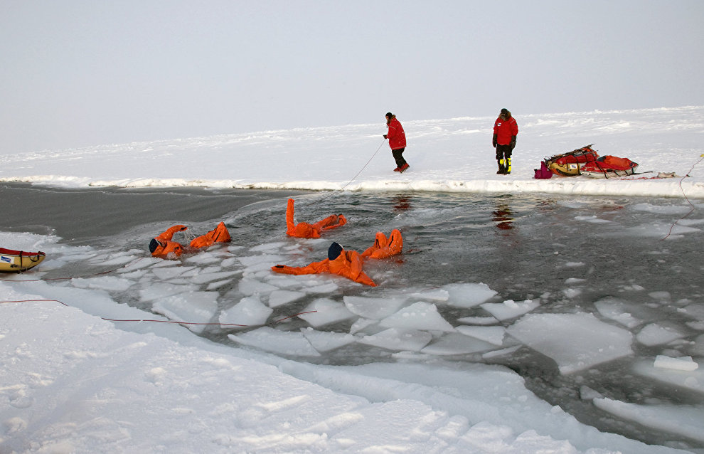 Skiing to the North Pole