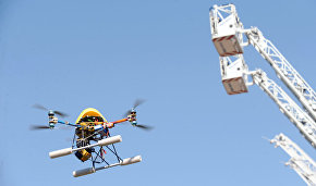 Drones conduct aerial photography of Bely Island