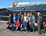 Members of the North Pole-2015 drifting ice station team meet in Murmansk