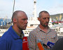 Members of the North Pole-2015 drifting ice station team meet in Murmansk