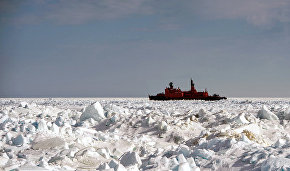 Russian specialists working to design a triple-hulled icebreaker