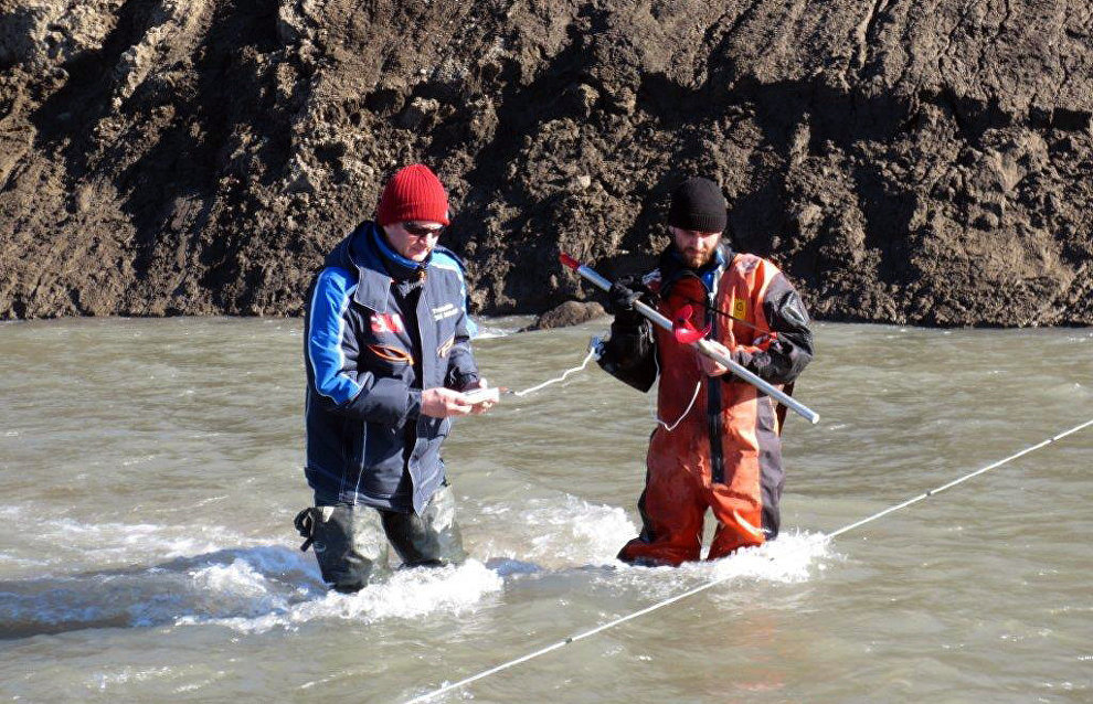 Water flow measurements