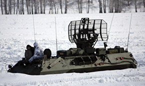 Exercises by air defense forces to detect air targets held in the Arctic
