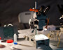 A polar station researcher’s table