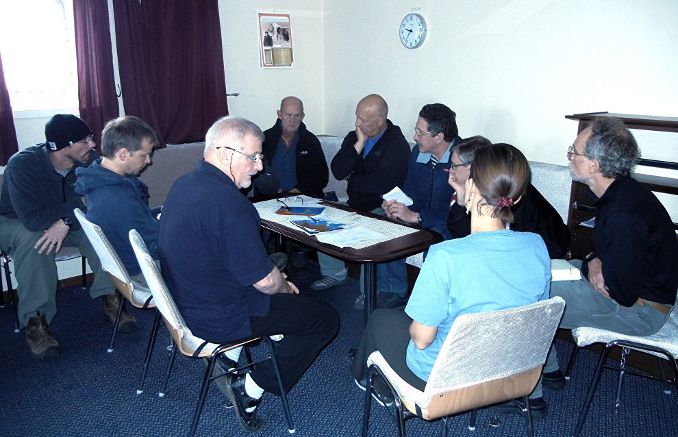 Meeting of the expedition leaders