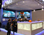 The exhibition featured a manned submersible which can dive to a maximum depth of 300 meters