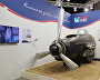 An exhibition was organized in the forum’s hall, including the body of a fighter aircraft shot down during the Great Patriotic War