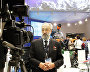 Artur Chilingarov, the president’s special representative for international cooperation in the Arctic and the Antarctic, visits an exhibition at the fifth international forum, The Arctic: Present and Future
