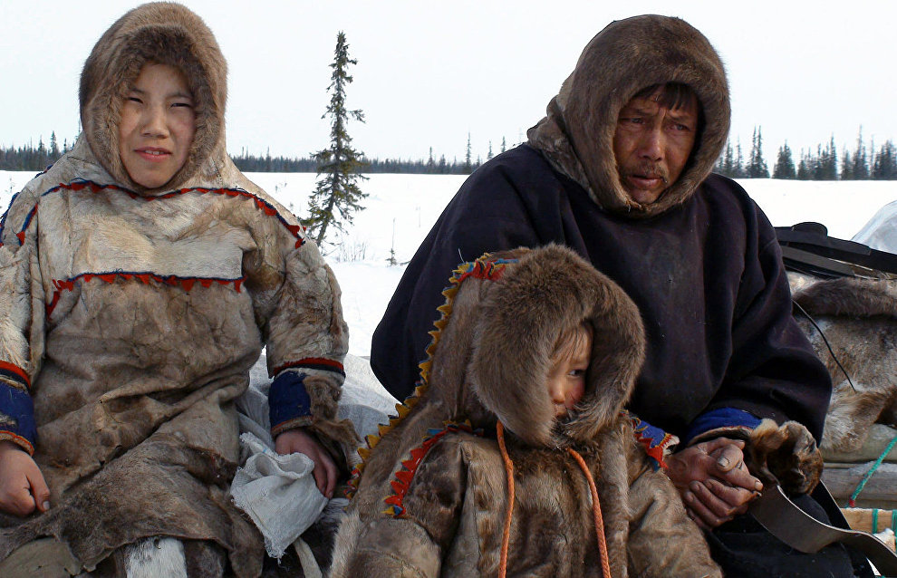 A Nenets family