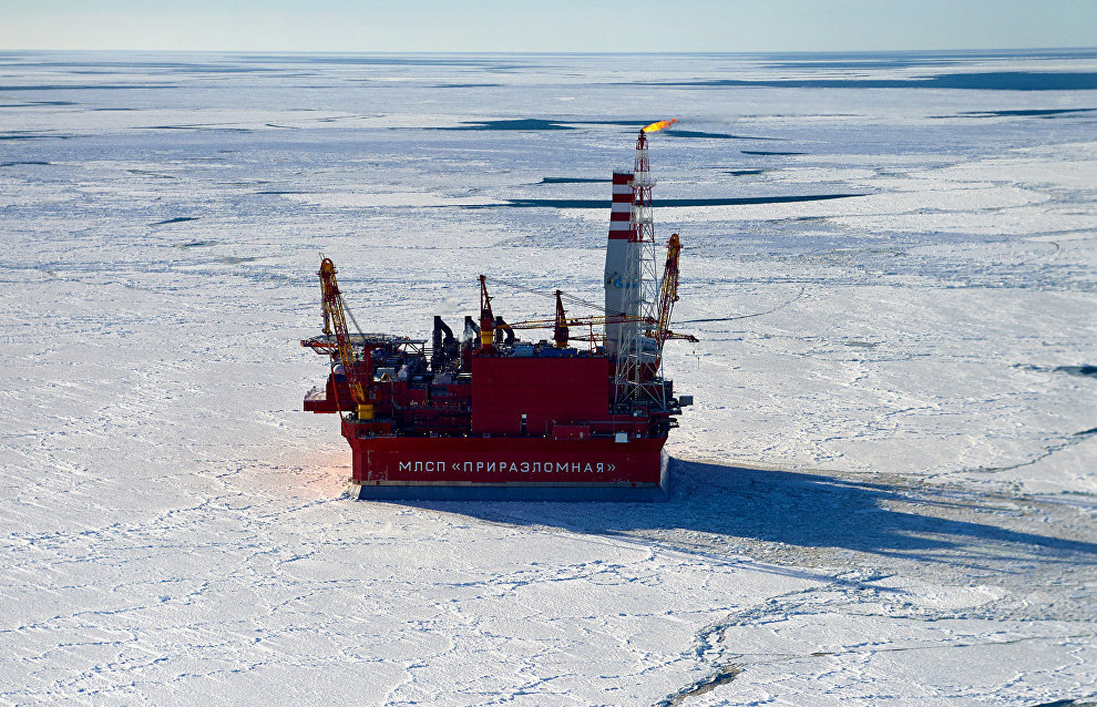 Oil production at Prirazlomnoye field grows 150% in 2015