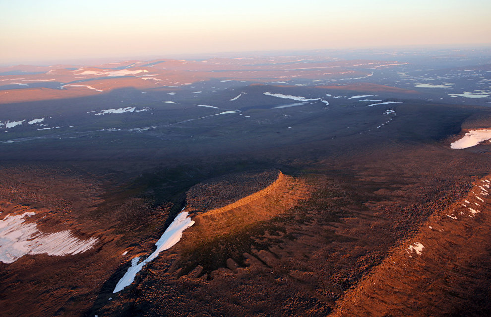 Mikchanda Mountains, northern part of the Putorana Plateau