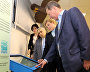 Murmansk Region Governor Marina Kovtun, Special Presidential Representative for Environmental Protection, Ecology and Transport Sergei Ivanov