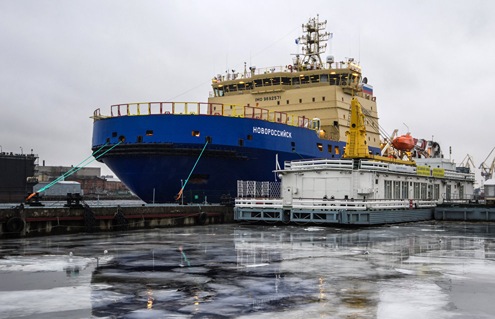 Новейший ледокол «Новороссийск» завершил первый поход в Арктику Новейший ледокол «Новороссийск» завершил первый поход в Арктику