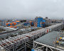 Construction site of the Yamal LNG plant and the Sabetta sea port