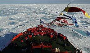 Russian Arctic National Park exhibition opens on icebreaker