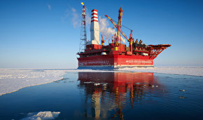 The Prirazlomnaya offshore oil platform