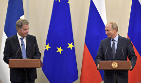 Russian and Finnish presidents discuss the Arctic