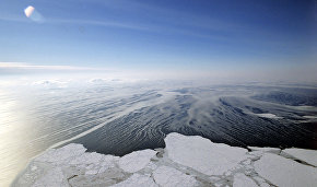 Russian and US border guards patrol the Bering Sea