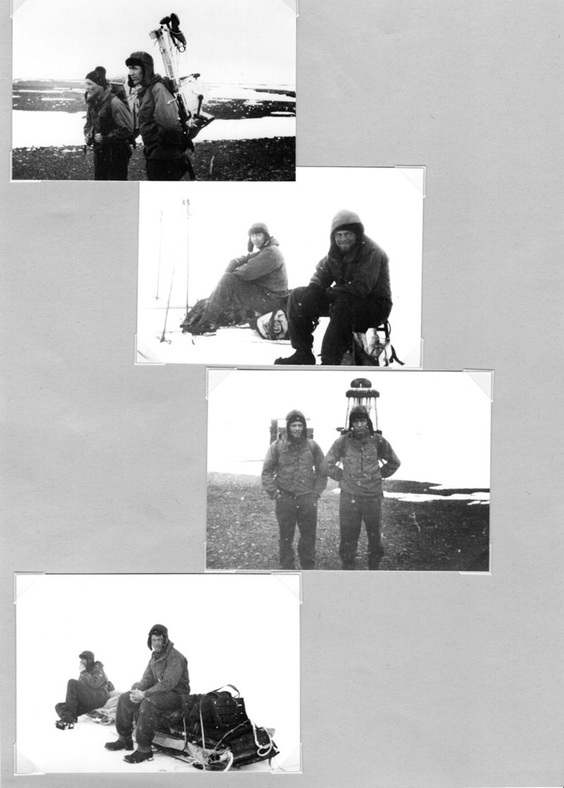 German meteorologists at Treasure Hunter station