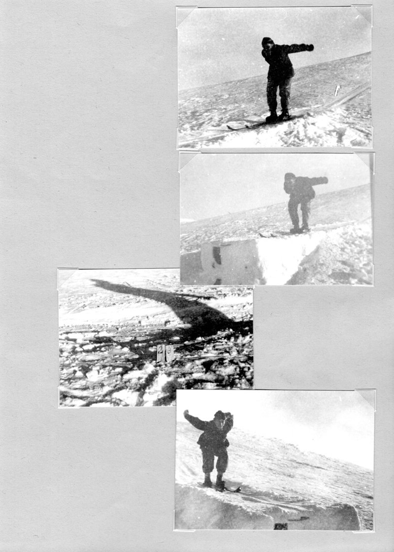 The Germans recalled their native Alps while skiing downhill