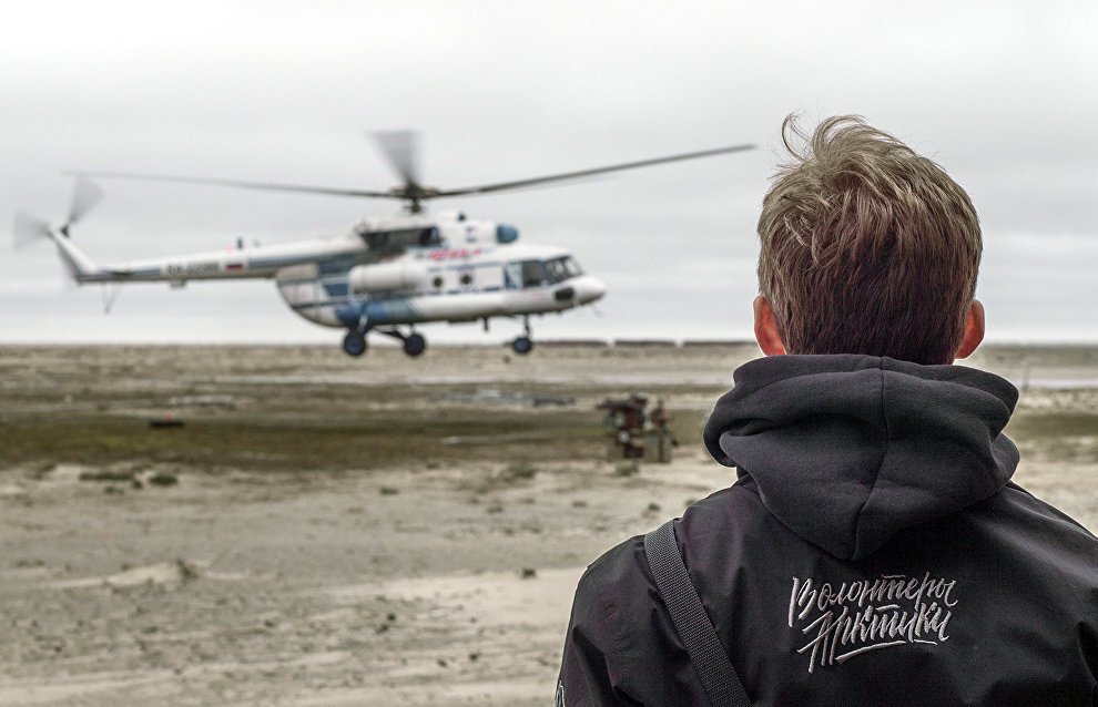 A volunteer environmental expedition to Vilkitsky Island