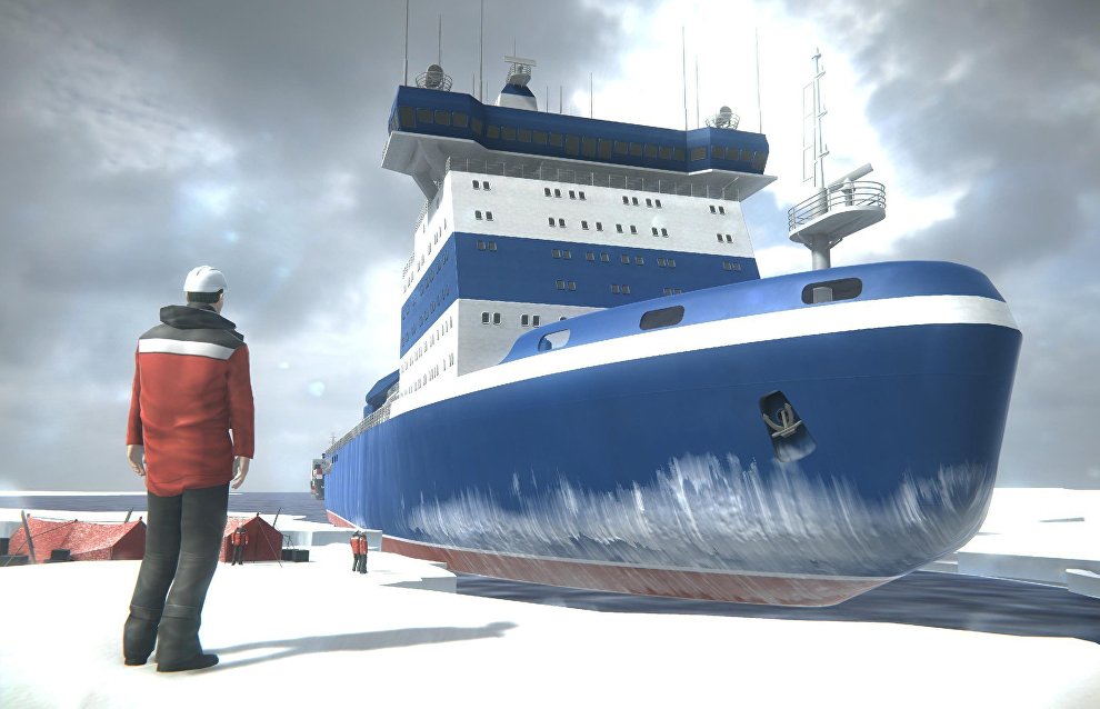 Arktika icebreaker AR project vies for Two Poles Award