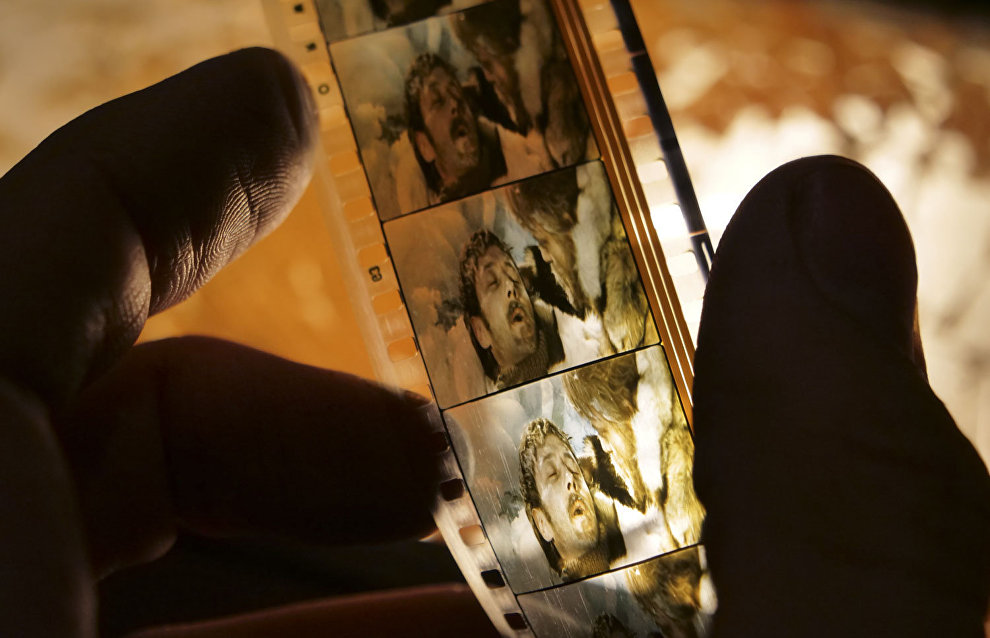 A film with stills from the movie Sannikov’s Land