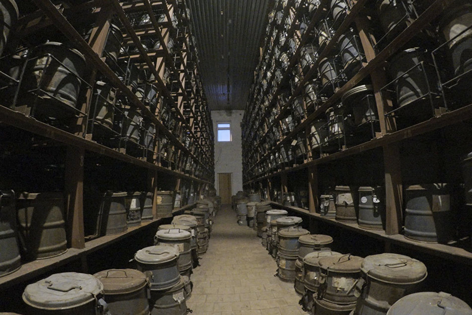 A warehouse with a film archive
