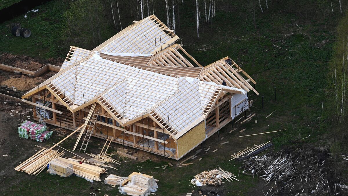 A private home under construction