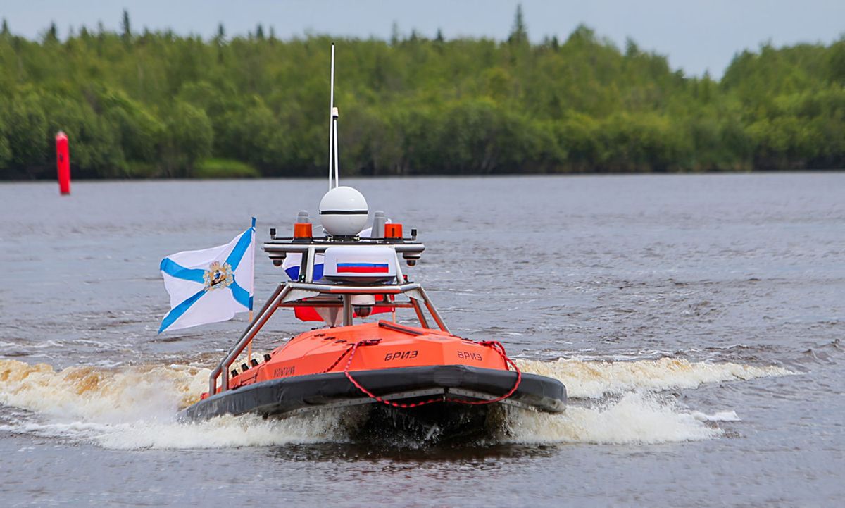 The Briz unmanned boat